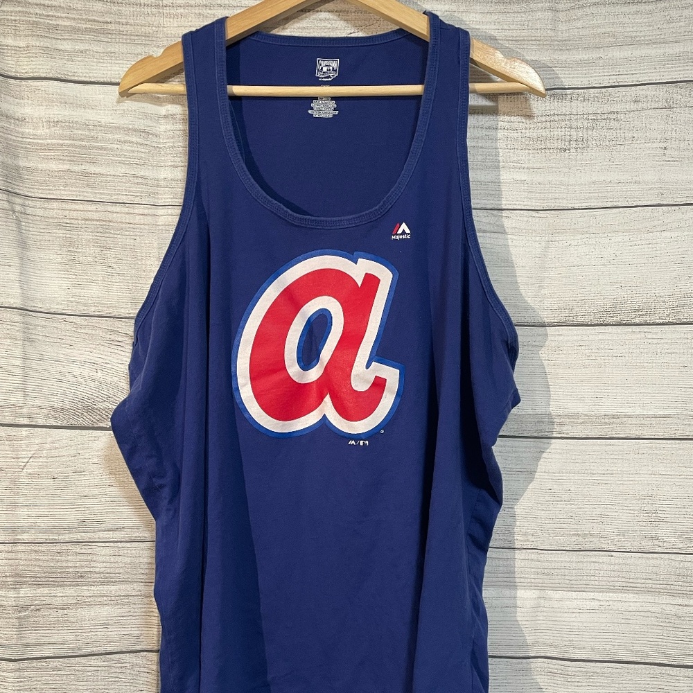 Atlanta Braves Logo Tank--Unisex 3X